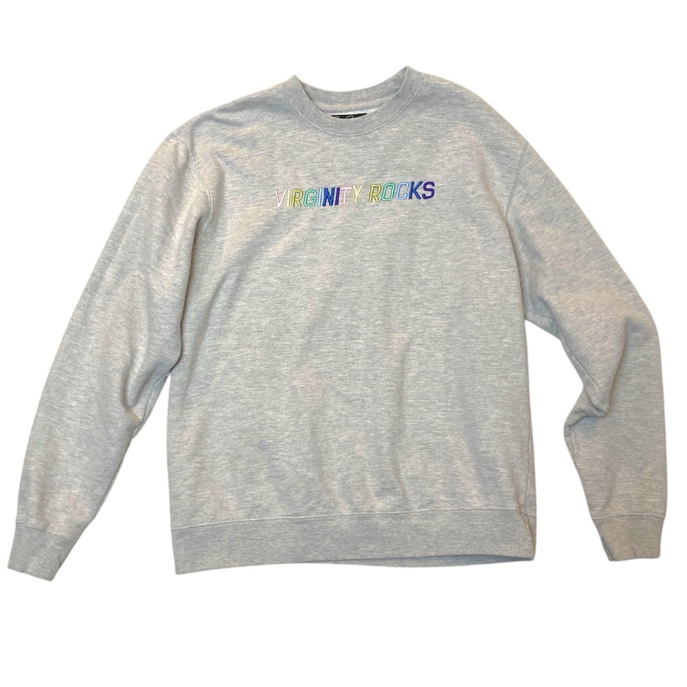 Danny Duncan Virginity Rocks‎ Embroidered Sweatshirt Adult L Edgy Novelty Funny - Picture 8 of 9